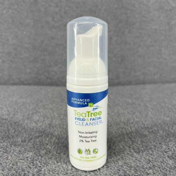 Eyeeco Other - Advanced Tea Tree Eyelid and Facial Cleanser - 50mL - Non-Irritating Eyelash ...